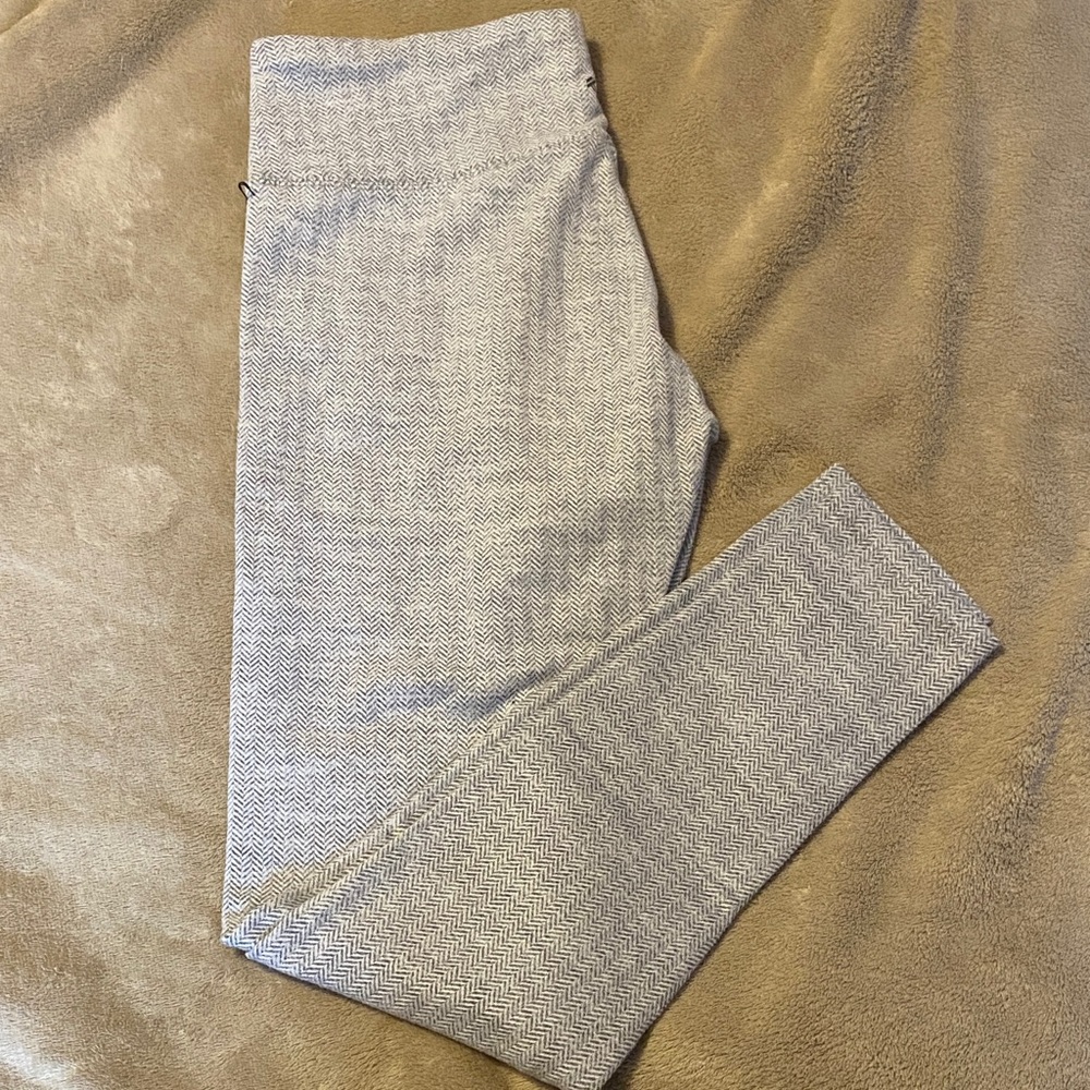 Kyodan Light Gray Herringbone Leggings